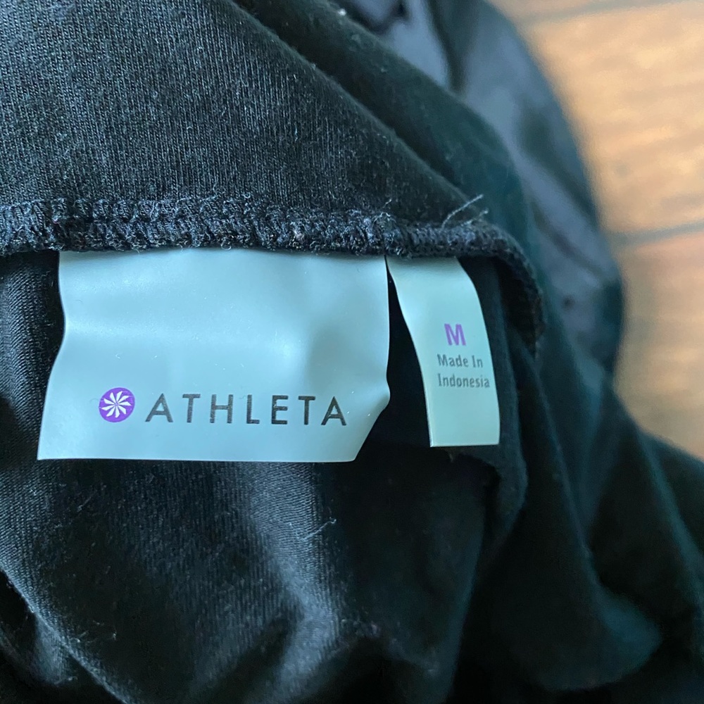 Athleta black maxi skirt